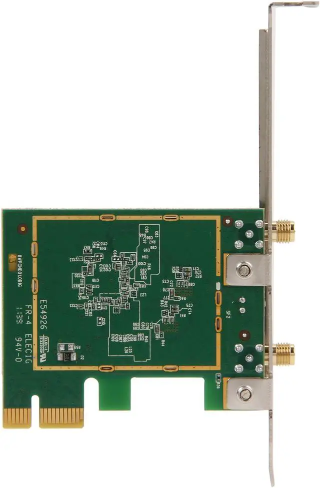 Alt view image 4 of 5 - D-Link Wireless N300 Dual Band PCI Express Desktop Adapter (DWA-566)