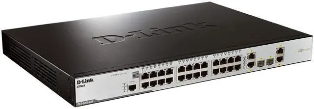Main image of D-Link DES-3200 Series DES-3200-28P Managed Managed PoE Switch