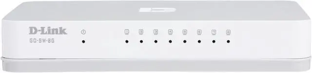 Alt view image 2 of 5 - D-Link GO-SW-8G Unmanaged Gigabit Desktop Switch