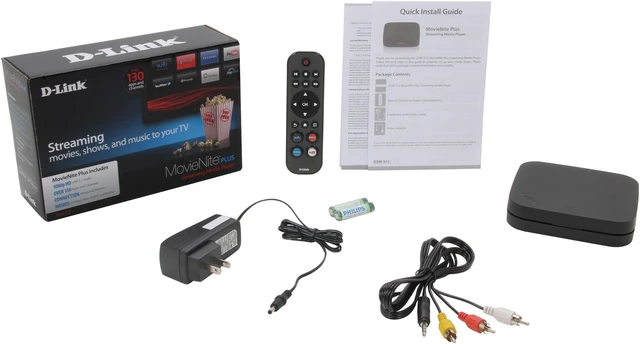 Alt view image 6 of 6 - D-Link DSM-312 MovieNite Plus Streaming Media Player