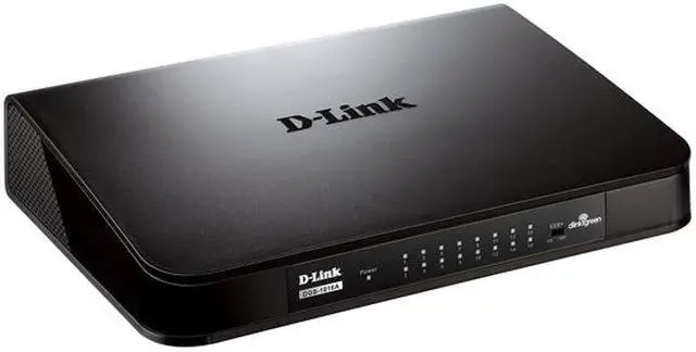 Alt view image 2 of 3 - D-LINK 16-Port Gigabit Unmanaged Desktop Switch (DGS-1016A)