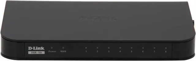 Alt view image 2 of 5 - D-Link DSR-150 8-Port 10/100 VPN Router with Dynamic Web Content Filtering