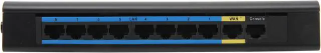 Alt view image 4 of 5 - D-Link DSR-150 8-Port 10/100 VPN Router with Dynamic Web Content Filtering