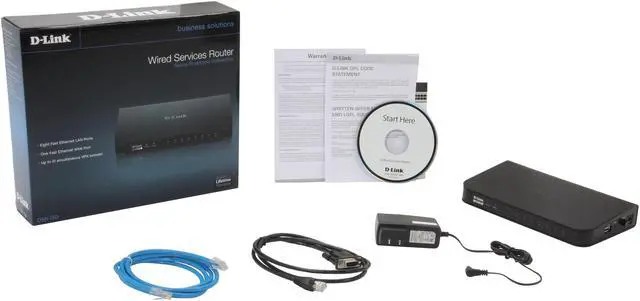 Alt view image 5 of 5 - D-Link DSR-150 8-Port 10/100 VPN Router with Dynamic Web Content Filtering