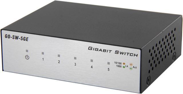 Multiprise Ethernet RJ45 5 Ports- GO-SW-5G Mini Switch Gigabit
