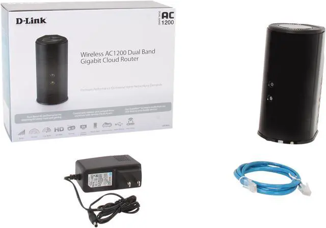 Alt view image 5 of 5 - D-Link Wireless AC1200 Dual Band Gigabit Cloud Router (DIR-860L)
