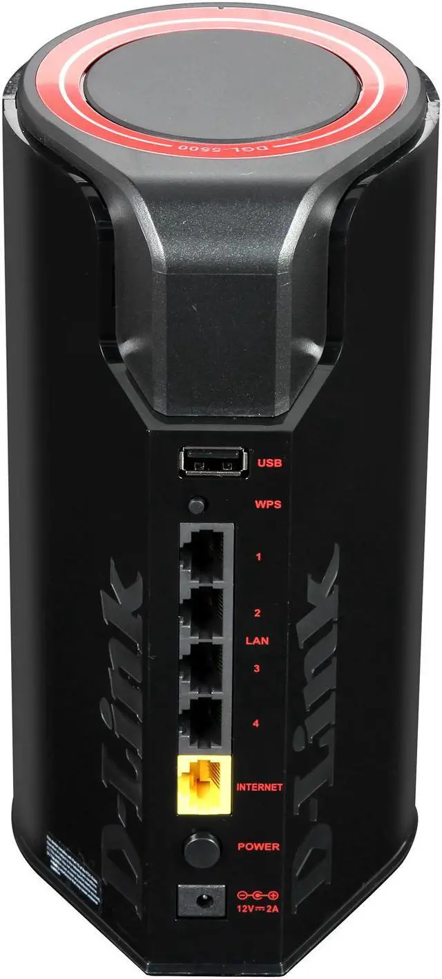 Alt view image 4 of 5 - D-Link Wireless AC Gaming Router - 1300 Mbps, Dual-Band, Gigabit, StreamBoost traffic shaping (DGL-5500)