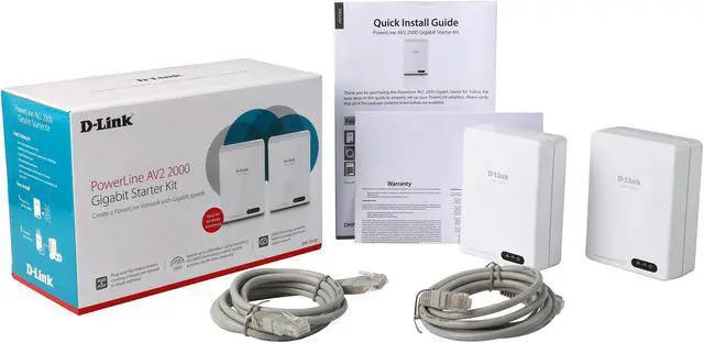 Alt view image 8 of 7 - D-Link DHP-701AV HomePlug AV2 AV2000 MIMO Gigabit Powerline Starter Kit, Up to 2000 Mbps