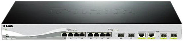 Alt view image 2 of 3 - DXS-1210-12TC - 12-Port Web Smart 10-Gigabit Ethernet Switch