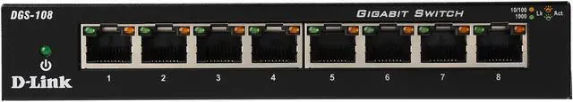 Alt view image 2 of 6 - D-Link DGS-108 Smart 8-Port Gigabit Switch
