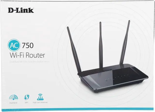 Alt view image 4 of 4 - D-Link DIR-813 AC750 Wi-Fi Router