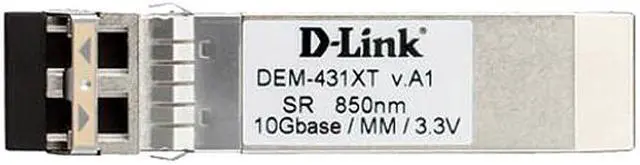 Alt view image 2 of 2 - D-Link DEM-431XT 10GBase-SR SFP+ Transceiver 10 Gbps Duplex LC Connector