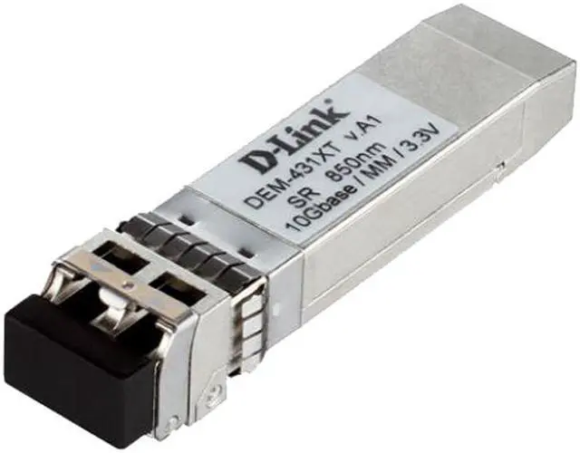 Main image of D-Link DEM-431XT 10GBase-SR SFP+ Transceiver 10 Gbps Duplex LC Connector