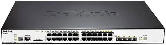 Alt view image 2 of 3 - D-Link DGS-3120-24PC Managed 24-Port Gigabit Stackable Switch