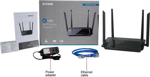 Alt view image 6 of 6 - D-LINK DIR-842 Wi-Fi AC1200 MU-MIMO Gigabit Router