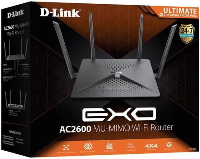 Alt view image 6 of 6 - D-Link DIR-882 AC2600 MU-MIMO Wi-Fi Router IEEE 802.11ac