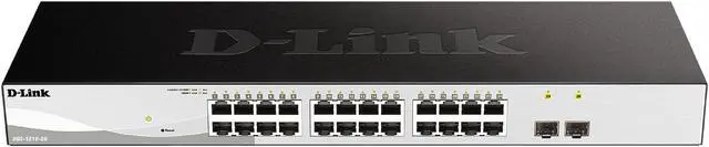 Alt view image 2 of 3 - D-Link DGS-1210 Series 24-Port Gigabit Smart Managed Switch with 2 Gigabit SFP ports (DGS-1210-26)