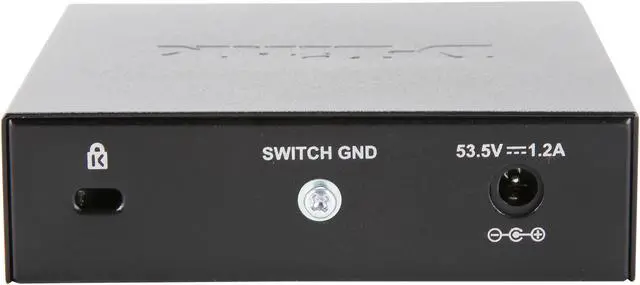 Alt view image 5 of 6 - D-Link DGS-1005P 5-Port Gigabit Metal Desktop Switch with 4 PoE Ports