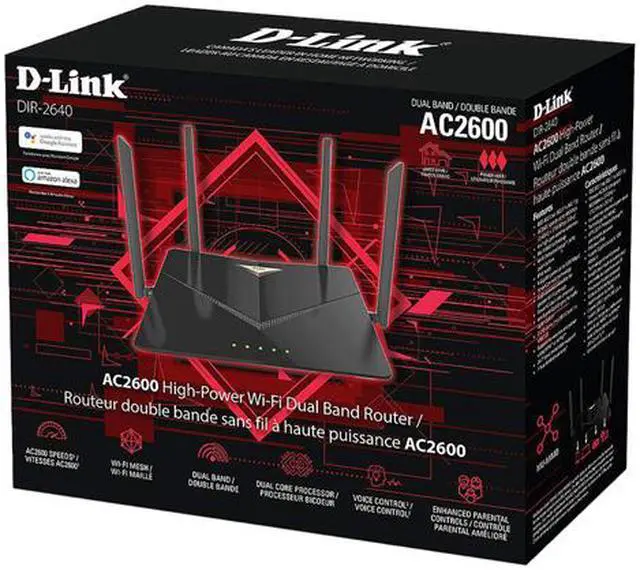 Alt view image 7 of 7 - D-Link Router DIR-2640 Wireless AC2600 Dual Band Gigabit Router