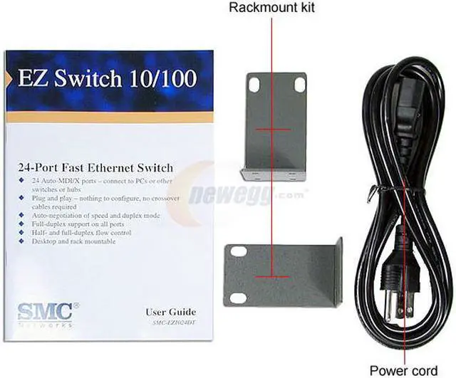 Alt view image 4 of 5 - SMC LG-ERICSSON EZNET-24SW Unmanaged Unmanaged 24 Ports Switches