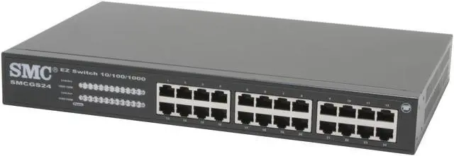 SMC LG-ERICSSON EZ Switch SMCGS24 Unmanaged 24 Ports with Jumbo