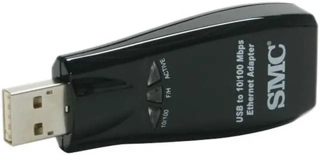 Main image of SMC LG-ERICSSON SMC2208USB/ETH Ethernet Adapter 10/20/100/200Mbps USB 1 x RJ45