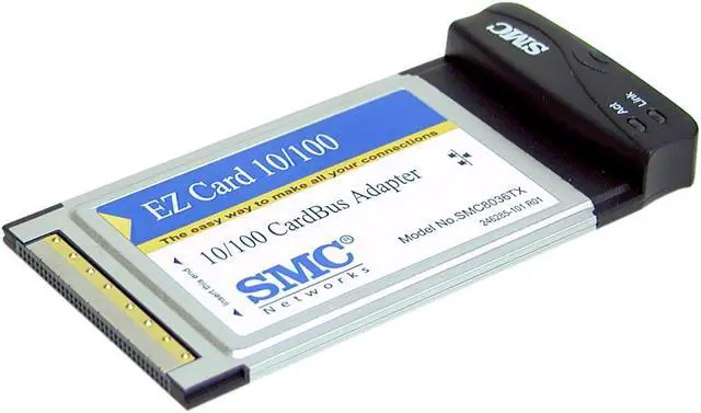 Alt view image 2 of 4 - SMC LG-ERICSSON EZ Card SMC8036TX 10/100 Mbps Fast Ethernet CardBus Adapter