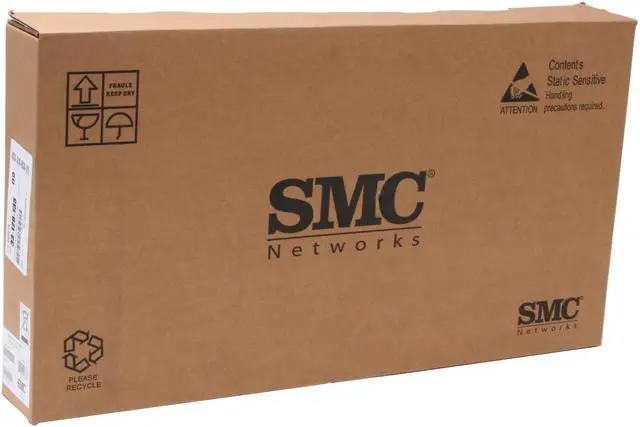 Alt view image 5 of 5 - SMC LG-ERICSSON SMCGS24CSMART Smart Smart 24 Ports with Jumbo Frame Support Rack Mountable Internal Power Switches