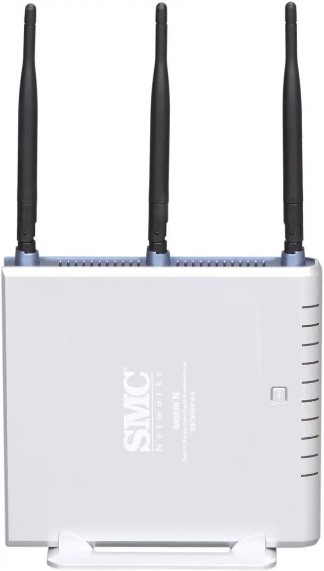 Alt view image 3 of 5 - SMC LG-ERICSSON SMCWGBR14-N 802.11b/g/n Barricade N ProMax Broadband Gigabit Router up to 300Mbps
