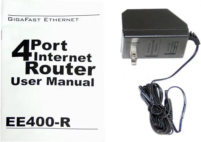 Alt view image 3 of 4 - GIGAFAST EE400-R DSL/Cable Broadband Router 1 x 10/100Mbps WAN Ports 4 x 10/100Mbps LAN Ports