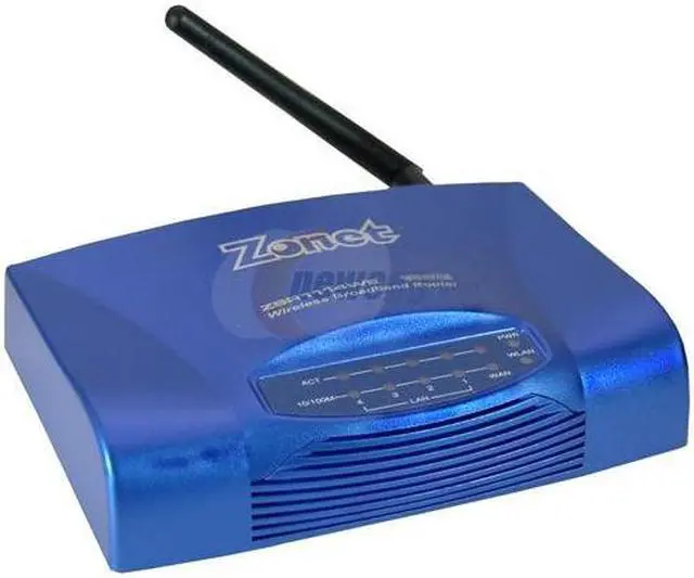 Zonet ZSR1114WE 54Mbps Wireless Broadband Router w/4pt Switch - Newegg.com