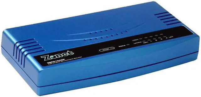 Main image of Zonet ZSR0104CP Cable/DSL Broadband Router with Ports Switch 1 x 10/100Mbps WAN Ports 4 x 10/100Mbps LAN Ports