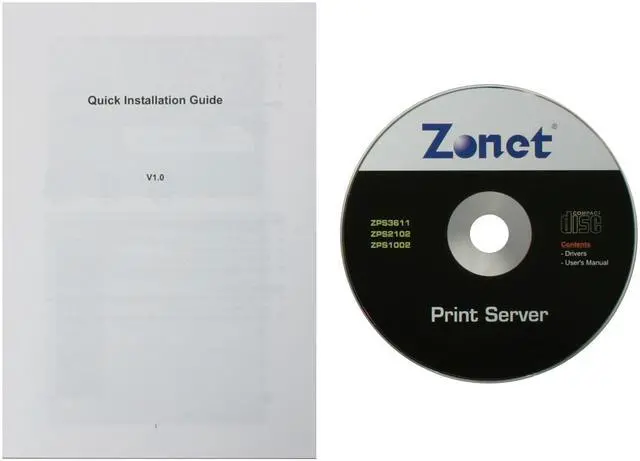 Alt view image 7 of 8 - Zonet ZPS2102 2 x USB 2.0 and 1 Parallel Print Server RJ45