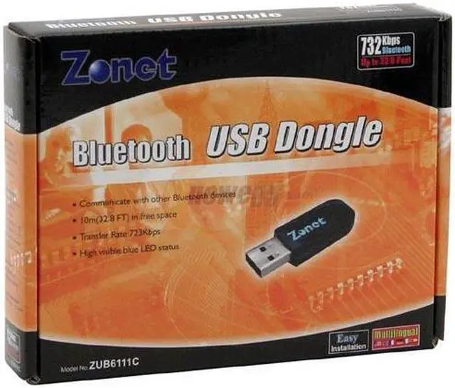 Alt view image 4 of 4 - Zonet Technologies, Inc. ZUB6111C Bluetooth Adapter