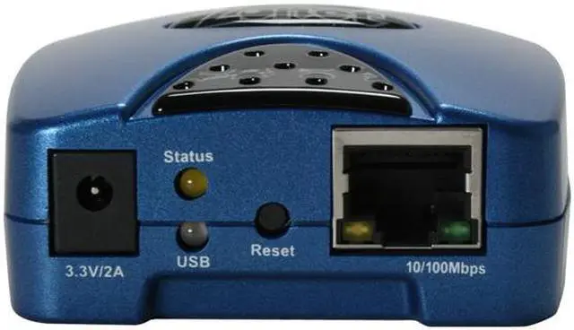 Alt view image 2 of 6 - Zonet ZPS1002 Print Server RJ45 USB 2.0