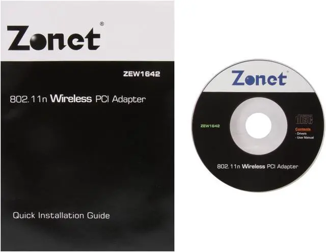 Alt view image 6 of 7 - Zonet ZEW1642 Wireless Adapter IEEE 802.11b/g, IEEE 802.11n Draft 2.0 PCI