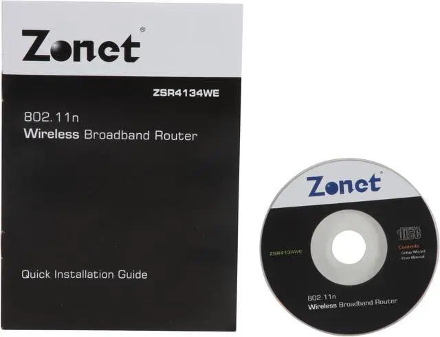 Alt view image 8 of 9 - Zonet ZSR4134WE Wireless Router IEEE 802.11b/g, IEEE 802.11n Draft 2.0