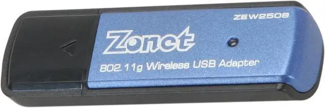 Main image of Zonet ZEW2508A Wireless Adapter w/ USB Cradle IEEE 802.11b/g USB 2.0 Up to 54Mbps Wireless Data Rates