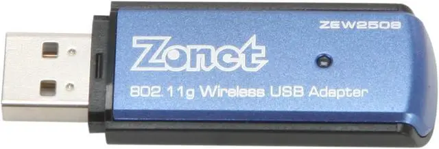 Alt view image 3 of 5 - Zonet ZEW2508A Wireless Adapter w/ USB Cradle IEEE 802.11b/g USB 2.0 Up to 54Mbps Wireless Data Rates