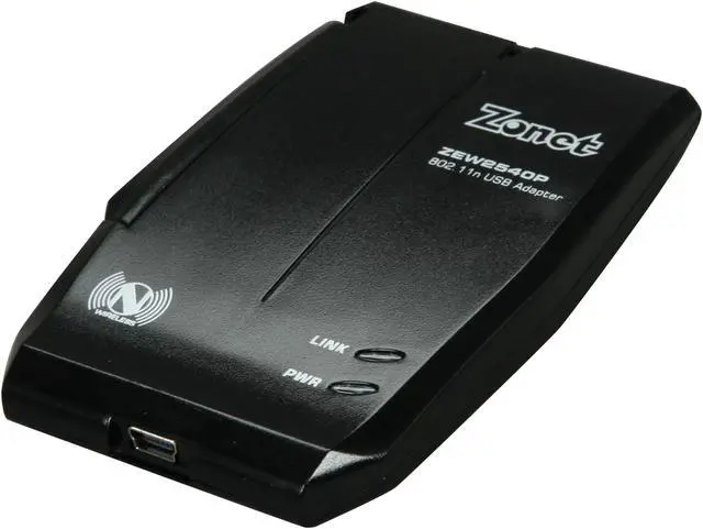 Main image of Zonet ZEW2540P Wireless Desktop Adapter IEEE 802.11b/g/n USB 2.0 Up to 150Mbps Wireless Data Rates