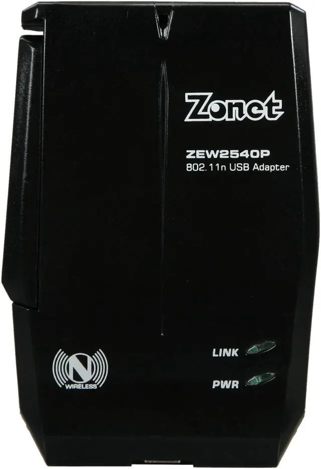Alt view image 2 of 5 - Zonet ZEW2540P Wireless Desktop Adapter IEEE 802.11b/g/n USB 2.0 Up to 150Mbps Wireless Data Rates