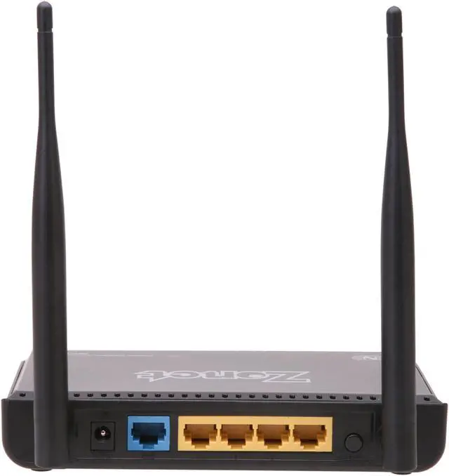 Alt view image 4 of 5 - Zonet ZSR4164WS Wireless Broadband Router IEEE 802.11b/g/n