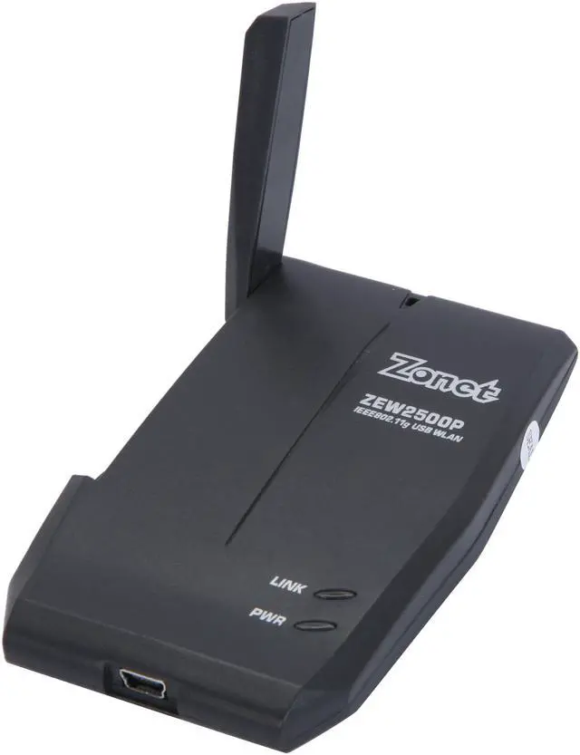Alt view image 6 of 9 - Zonet ZEW2500P Wireless Adapter IEEE 802.11b/g MINI USB / USB 2.0 Up to 54Mbps Wireless Data Rates