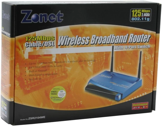 Zonet ZSR2104WE 125Mbps Wireless Broadband Router - Newegg.com