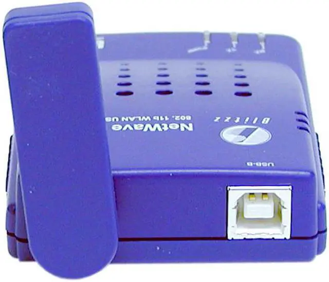 Alt view image 2 of 4 - Blitzz BWU613 Wireless LAN Adapter IEEE 802.11b USB Up to 11Mbps Wireless Data Rates