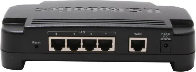 Alt view image 3 of 5 - U.S. Robotics USR8004 Broadband Router 1 x 10/100Mbps WAN Ports 4 x 10/100Mbps LAN Ports