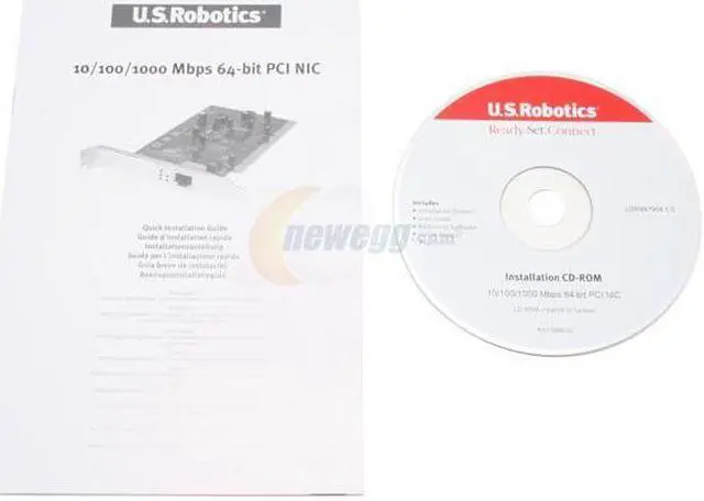 Alt view image 3 of 4 - U.S. Robotics USR997904 NIC Card 10/20/100/200/1000/2000Mbps PCI 1 x RJ45
