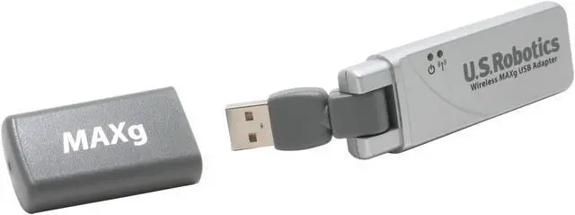 Alt view image 5 of 8 - U.S. Robotics USR5421 Wireless MAXg USB Adapter IEEE 802.11b/g USB 2.0 Up to 125Mbps Wireless Data Rates