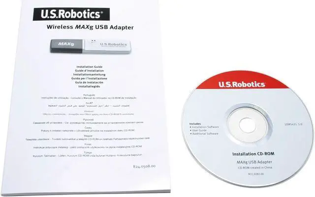 Alt view image 7 of 8 - U.S. Robotics USR5421 Wireless MAXg USB Adapter IEEE 802.11b/g USB 2.0 Up to 125Mbps Wireless Data Rates