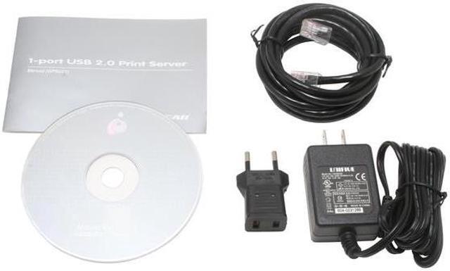 Alt view image 3 of 7 - IOGEAR GPSU21 1-Port Print Server RJ45 USB 2.0